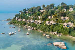 View of Banyan Tree Resort in Bintan